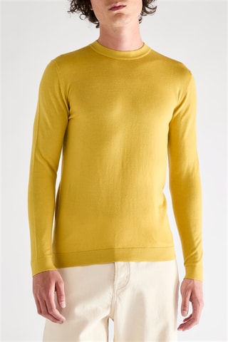 Camisola em lã - Amarelo