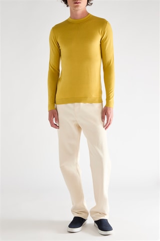 Camisola em lã - Amarelo