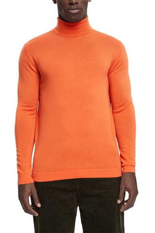 Camisola em lã - Laranja