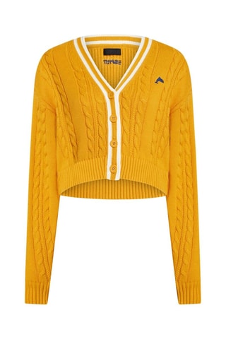 Casaco de malha - Amarelo