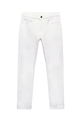 Calças direitas - Branco