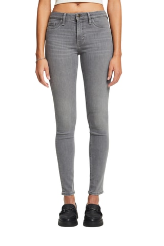 Calças de ganga skinny - Cinzento