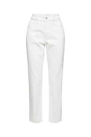 Calças 7/8 cintura subida - Branco