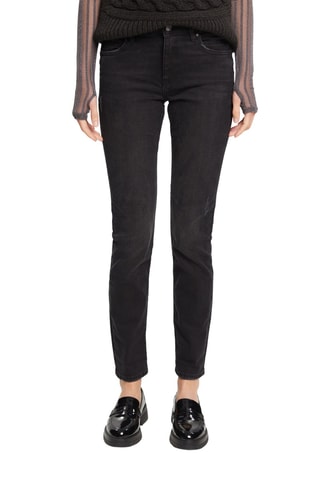 Calças de ganga slim Preto
