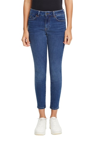 Calças de ganga skinny 7/8 Azul-marinho