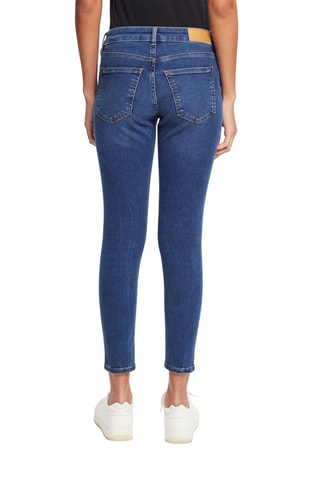 Calças de ganga skinny 7/8 Azul-marinho