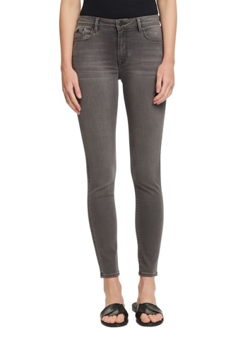Calças de ganga skinny Cinzento-escuro