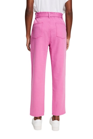 Calças de ganga direitas Rosa