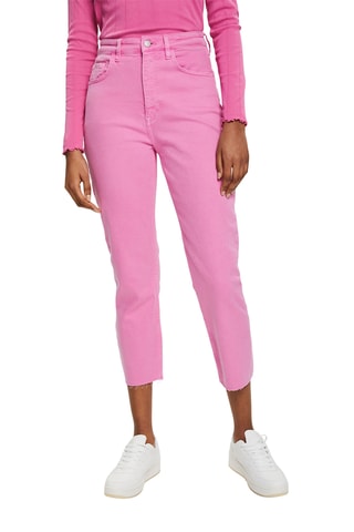 Calças de ganga 7/8 - Rosa