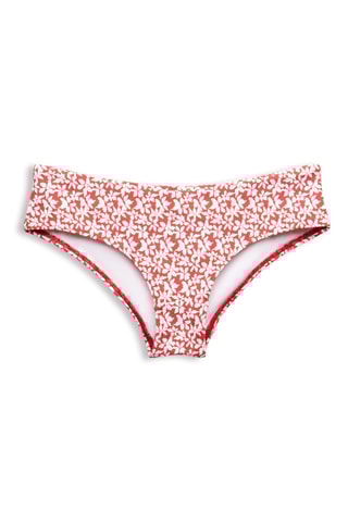 Parte de baixo de biquíni - Vermelho e branco