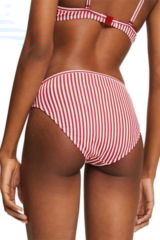 Parte de baixo de biquíni - Vermelho e branco