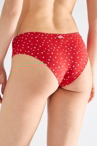 Parte de cima de biquíni - Vermelho e branco