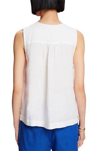 Top em linho - Branco
