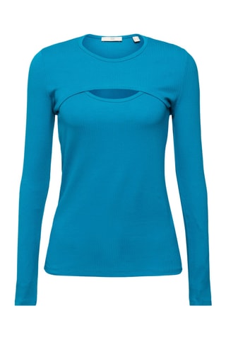 Top efeito ilusório - Azul