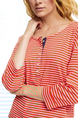 Top - Vermelho e branco