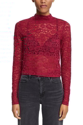 Top em renda Vermelho