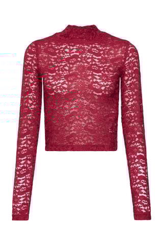 Top em renda Vermelho