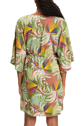Vestido de praia - Verde e amarelo