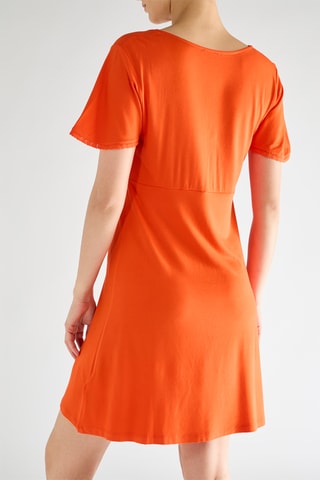 Vestido trapézio - Laranja
