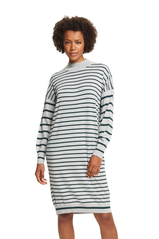 Vestido-camisola - Cinzento-claro mesclado