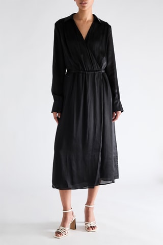 Vestido midi - Preto
