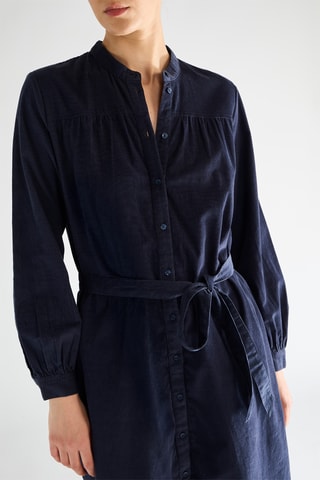 Vestido-camisa - Azul-marinho