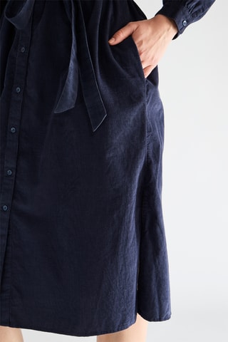 Vestido-camisa - Azul-marinho