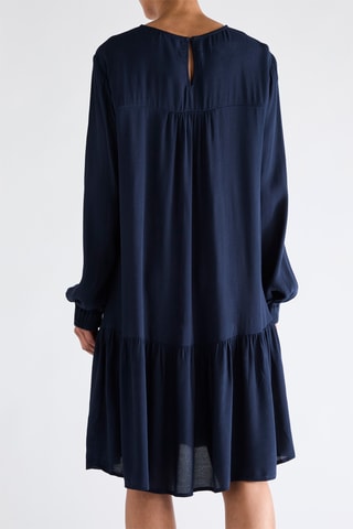 Vestido direito - Azul-marinho
