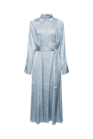 Vestido-camisa - Azul-claro