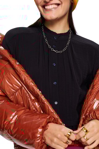 Vestido-camisa - Preto