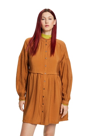 Vestido-camisa - Camel