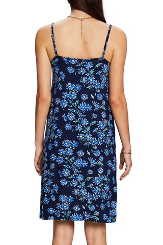 Vestido direito - Azul-marinho