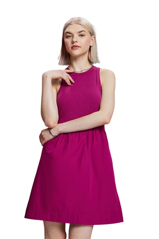 Vestido estilo patinadora - Fúcsia