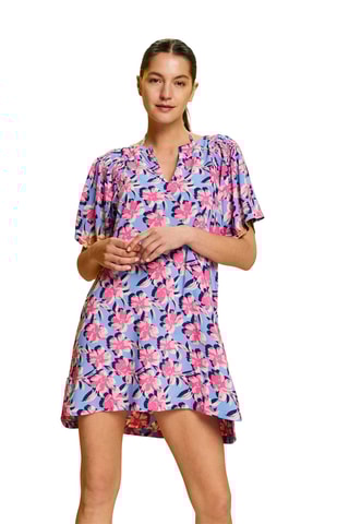 Vestido de praia - Azul-celeste