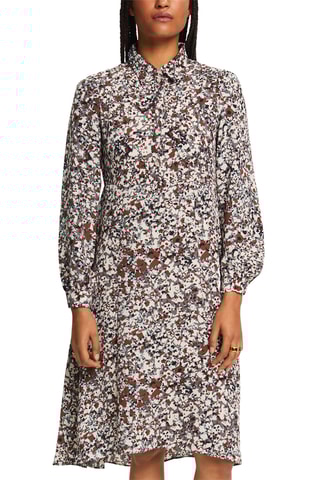 Vestido direito - Castanho