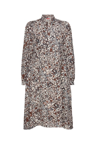 Vestido direito - Castanho