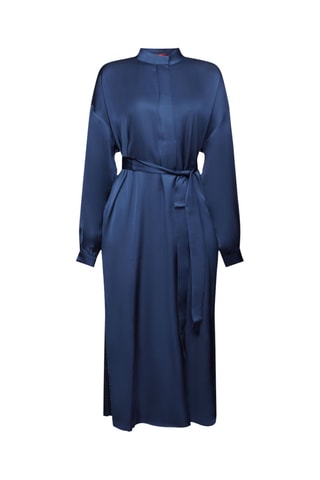 Vestido midi - Azul-marinho