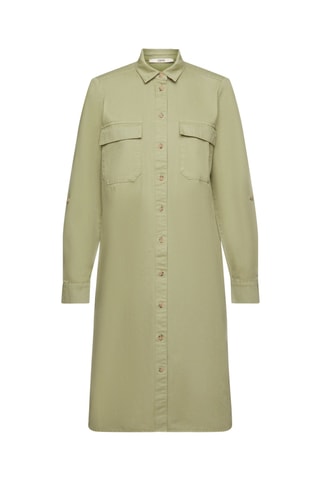 Vestido-camisa - Caqui