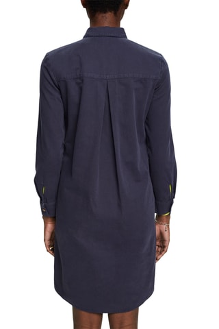 Vestido-camisa - Azul-marinho