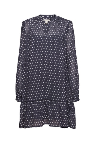 Vestido cintura baixa Azul-marinho