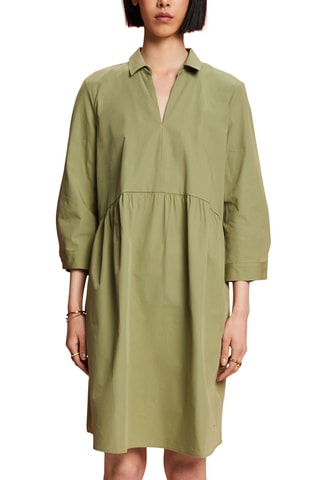 Vestido direito Verde