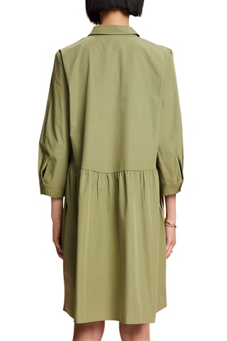 Vestido direito Verde