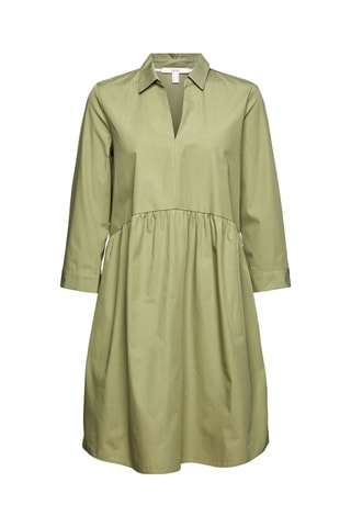 Vestido direito Verde