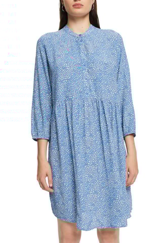Vestido trapézio Azul-celeste