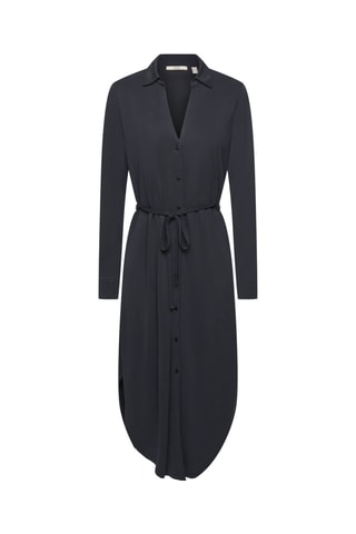 Vestido-camisa Preto