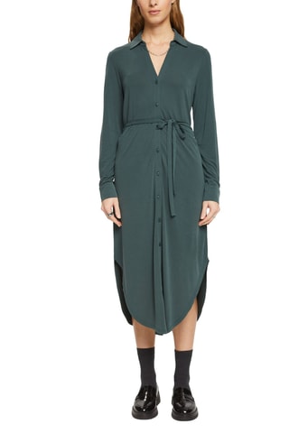 Vestido-camisa Verde