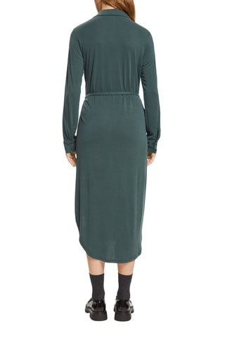 Vestido-camisa Verde