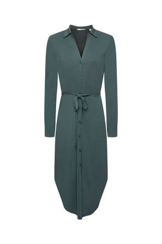 Vestido-camisa Verde