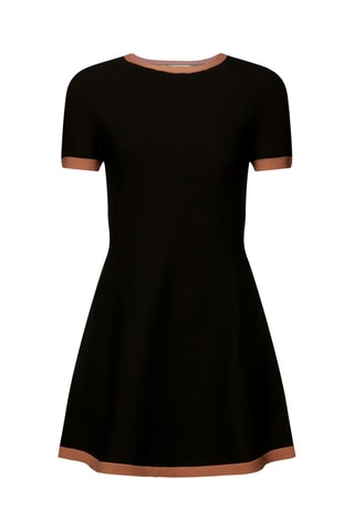 Vestido estilo patinadora - Preto