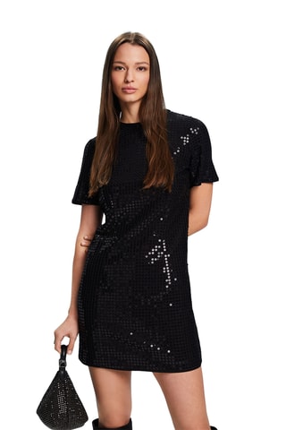 Vestido direito - Preto